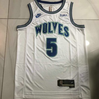 NBA 5 Anthony Edwards Minnesota Timberwolves classic edition Maillot